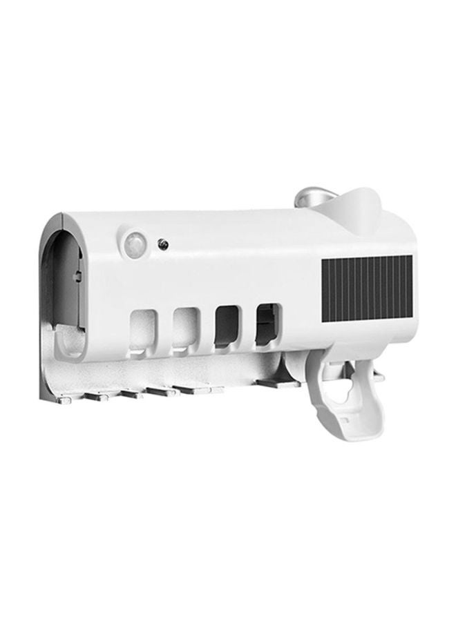 Wall Mounted UV Toothbrush Holder With Sterilizer Function White 22.2x5.3x13.2cm - Image 1