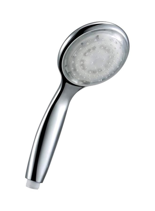 رأس دش بمصباح LED فضي - Image 1