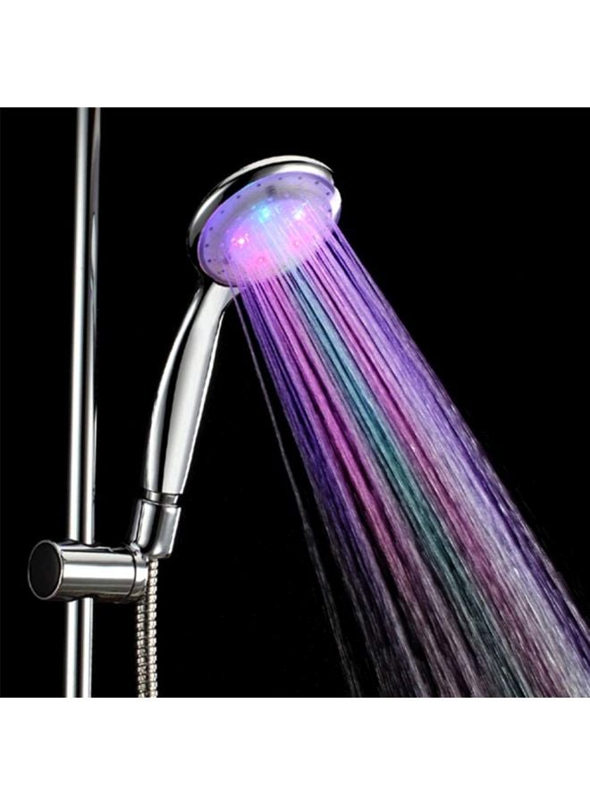 رأس دش بمصباح LED فضي - Image 5