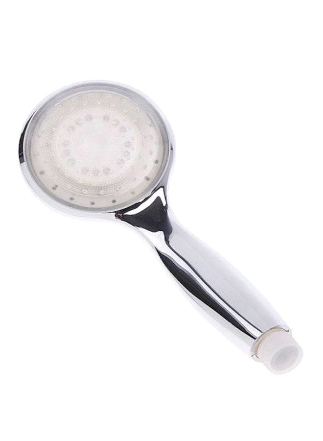 رأس دش بإضاءة LED من 3 ألوان فضي - Image 1