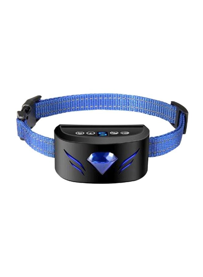 6-In-1 Adjustable Anti Bark Collar Blue/Black - Image 1