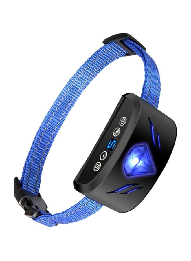 6-In-1 Adjustable Anti Bark Collar Blue/Black - Image 2