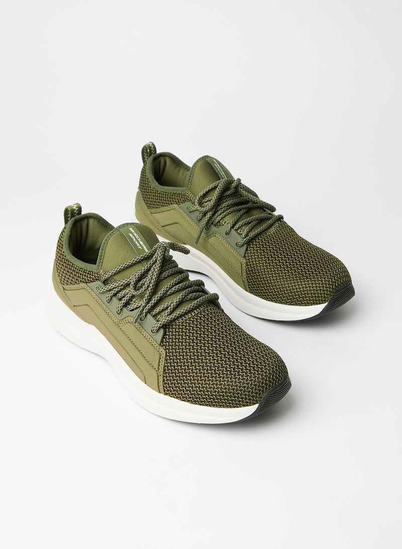 SKECHERS - Lite-Weight Sport Shoes Olive - Image 1