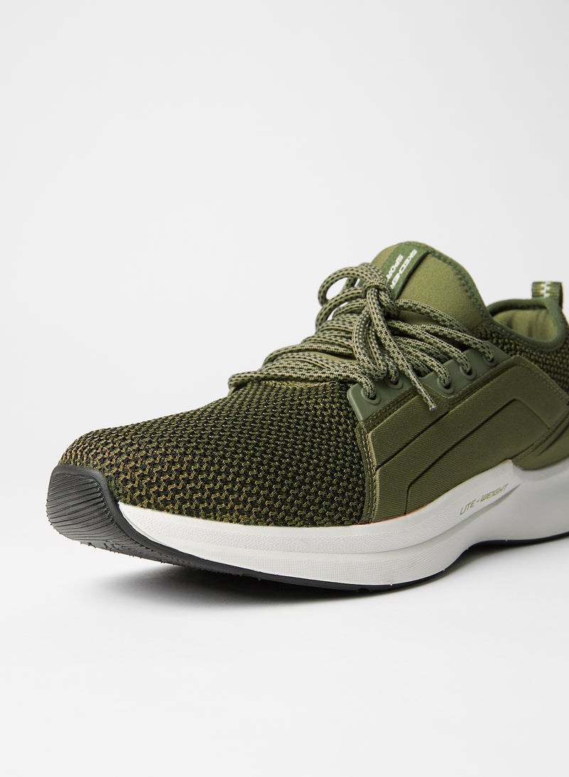 SKECHERS - Lite-Weight Sport Shoes Olive - Image 1