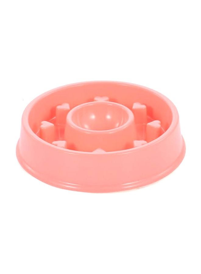 Slow Eating Bowl Pink 20.5x18.5x4.5cm - Image 1