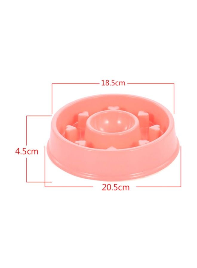 Slow Eating Bowl Pink 20.5x18.5x4.5cm - Image 3