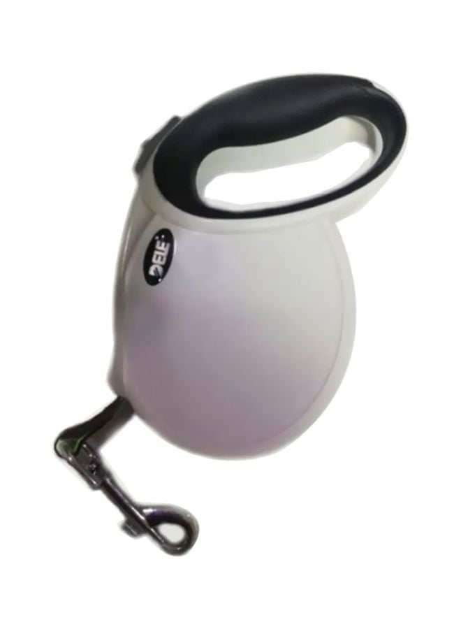 Retractable Dog Leash White/Black 5 meter Black/White/Green - Image 1