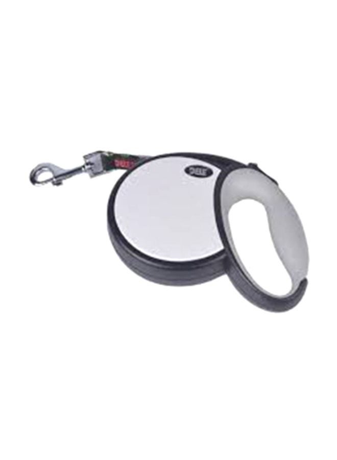 Retractable Dog Leash White/Black 5 meter Black/White/Green - Image 2