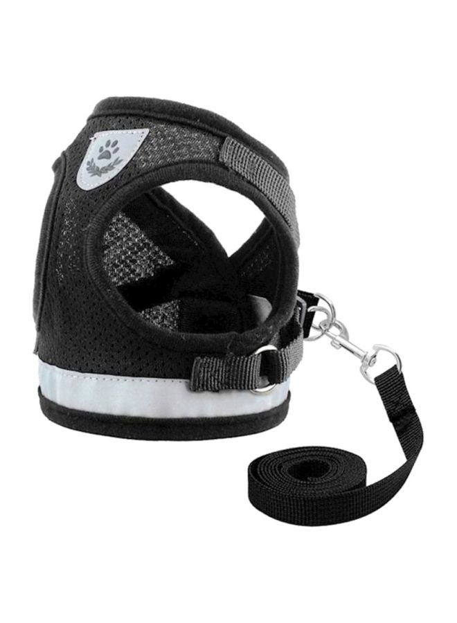 Generic Pet Safety Vest Harness Black Medium  - Image 1