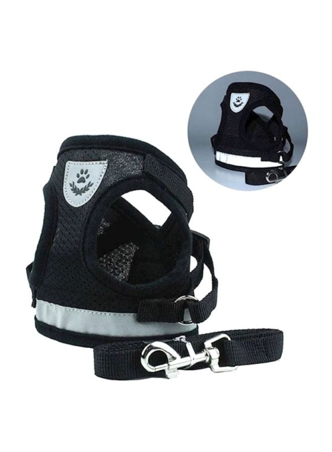 Generic Pet Safety Vest Harness Black Medium  - Image 2