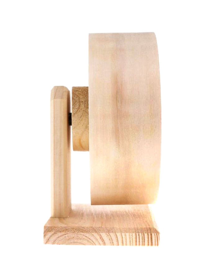 Wooden Mute Roller Pet Toy Beige - Image 5