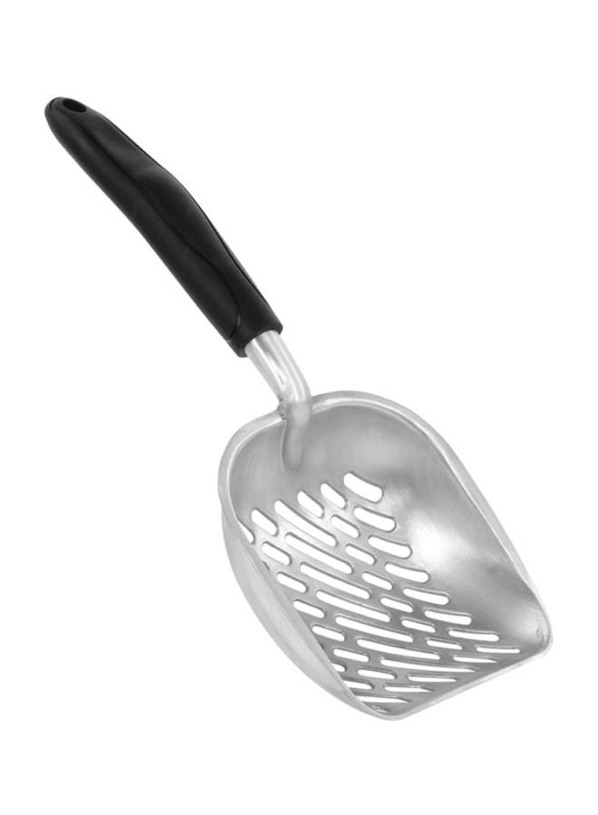 Generic Hollow Cat Litter Scooper Shovel Silver/Black 0.274kg  - Image 1