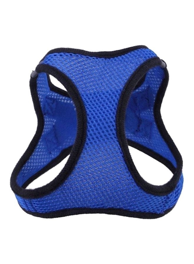 حبل وحمالة شبكية لحماية وسحب الحيوانات الأليفة أسود/أزرق Medium - Image 1
