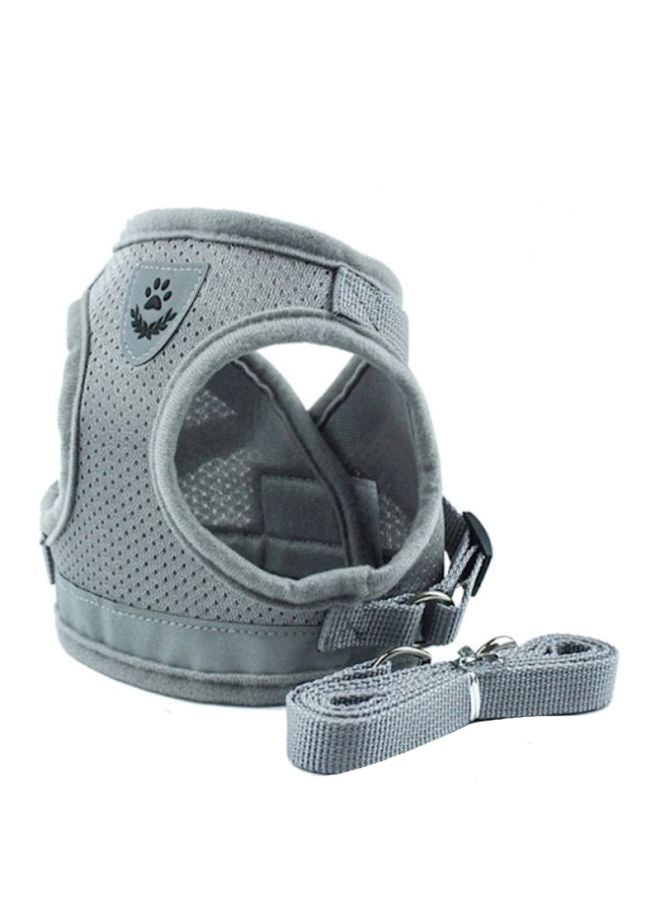 Reflective Design Pet Chest Strap Grey - Image 1