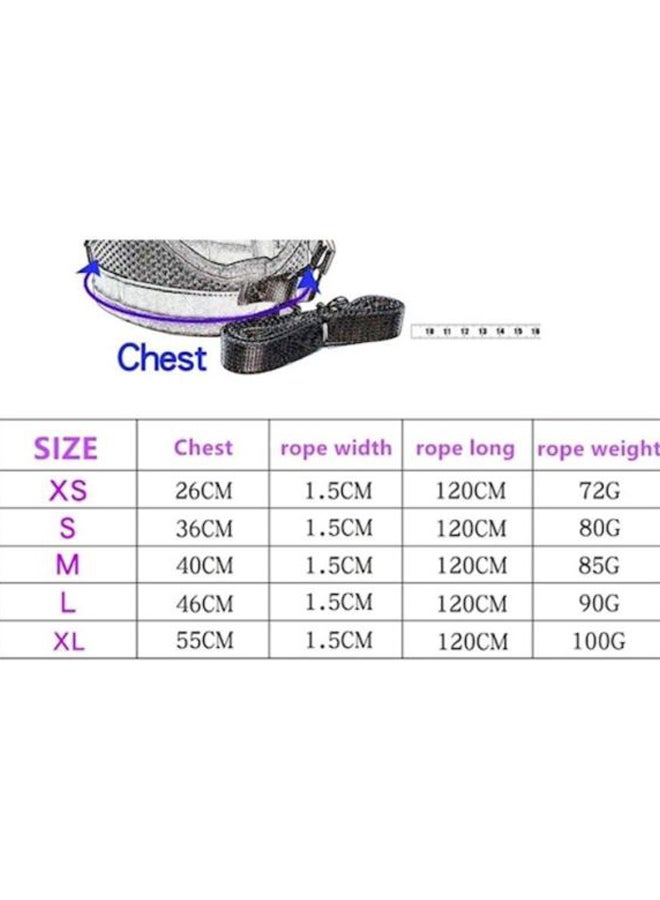 Reflective Design Pet Chest Strap Red XL - Image 2