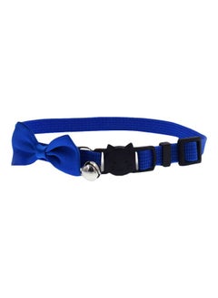 Bow Tie Pet Collar Blue 19x4x1cm