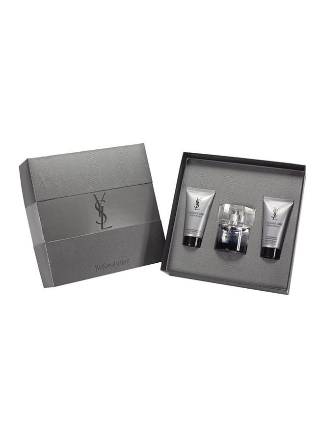 Yves Saint Laurent L'Homme Libre EDT L'Homme Libre 100, Shower Gel 50, After Shave 50ml 