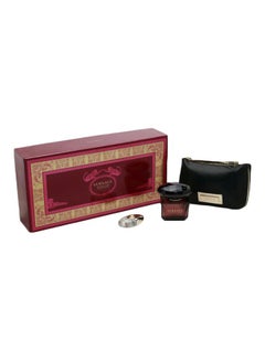 VERSACE 3 Piece Crystal Noir EDT Gift Set Big Bottle 90, Small Bottle 10ml 