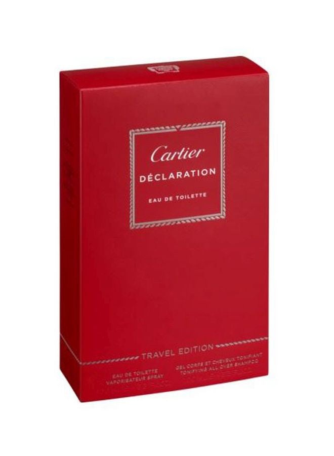 Cartier Declaration EDT And Tonifying All Over Shampoo Gift Set 200ml - Image 3
