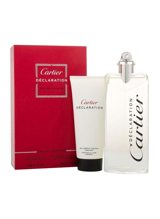 Cartier Declaration EDT And Tonifying All Over Shampoo Gift Set 200ml - Image 1