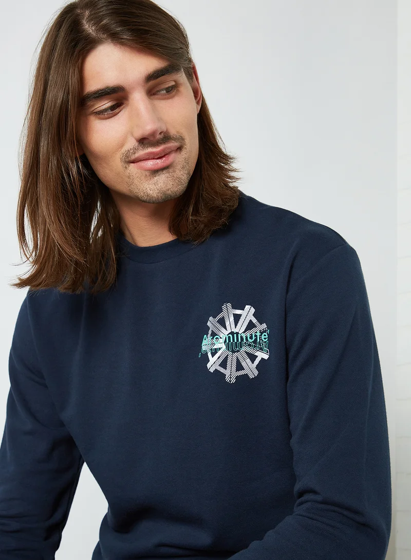 Arcminute Logo Sweatshirt Dark Navy