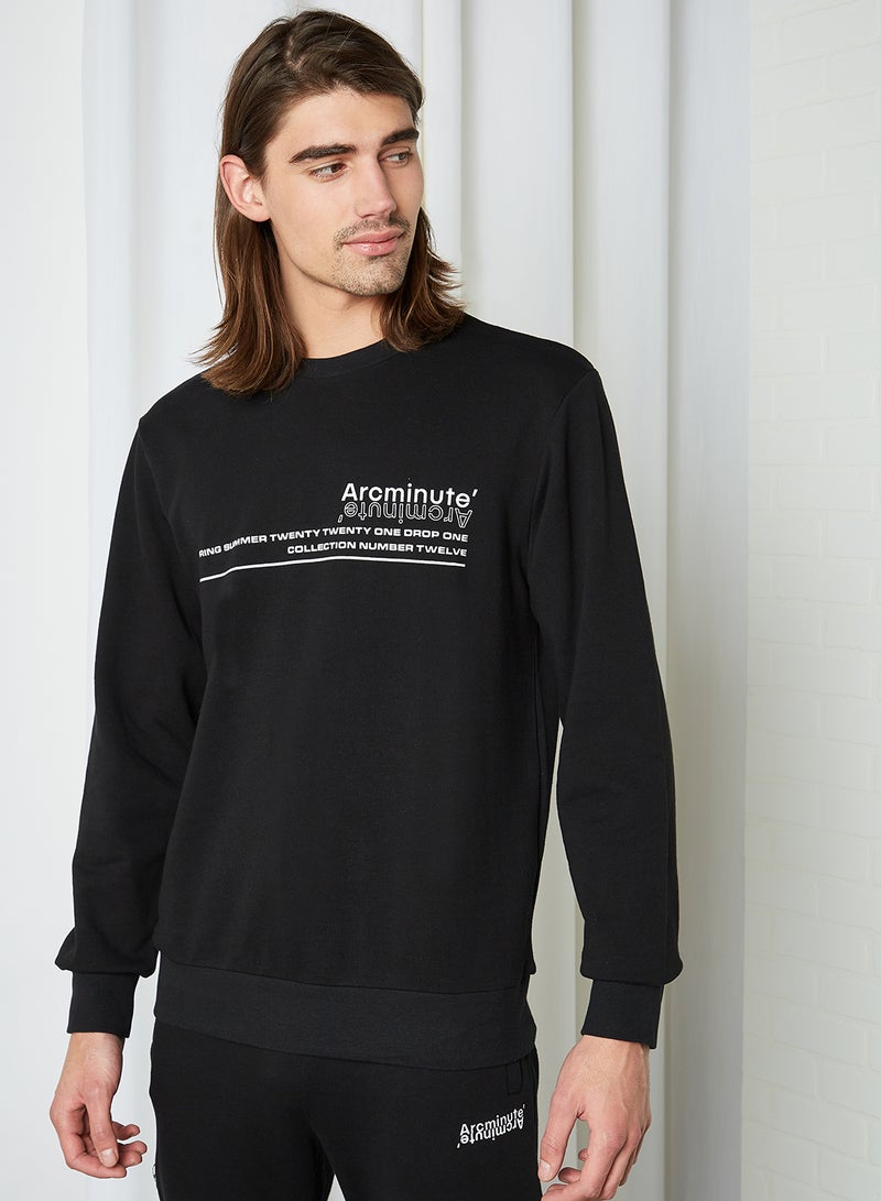 Arcminute - Logo Sweatshirt Black - Image 1