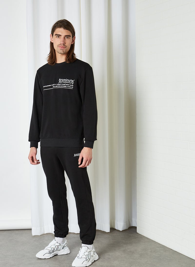 Arcminute - Logo Sweatshirt Black - Image 1