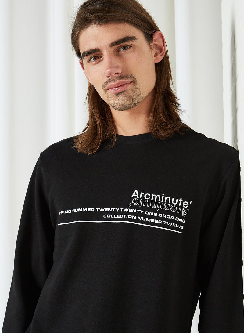 Arcminute - Logo Sweatshirt Black - Image 1