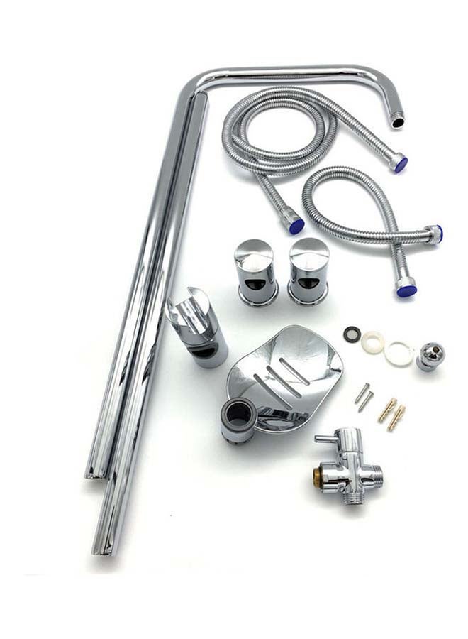 سيينا طقم عمود دش فضي - Image 3