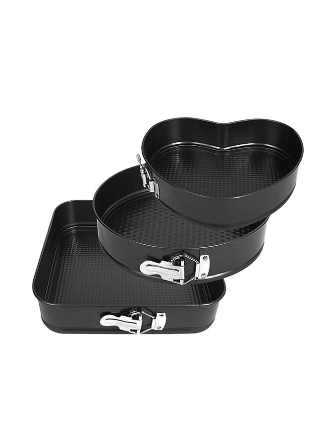 RK 3-Piece Non Stick Baking Pan Set Black 23, 26, 27cm - Image 1