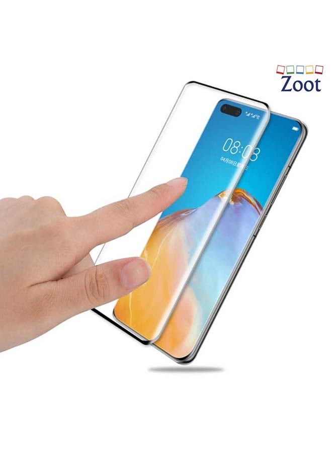 Zoot Tempered Glass Screen Protector Compatible For Huawei P40 Pro Black - Image 2