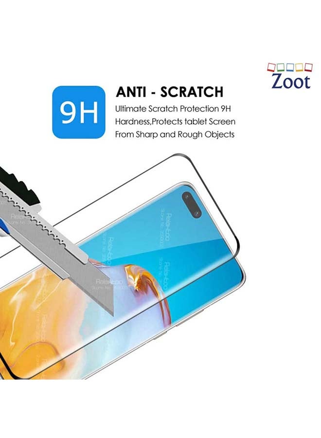 Zoot Tempered Glass Screen Protector Compatible For Huawei P40 Pro Black - Image 3