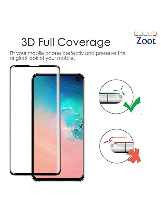 Zoot Tempered Glass Screen Protector Compatible For Samsung Galaxy S10e Black - Image 1