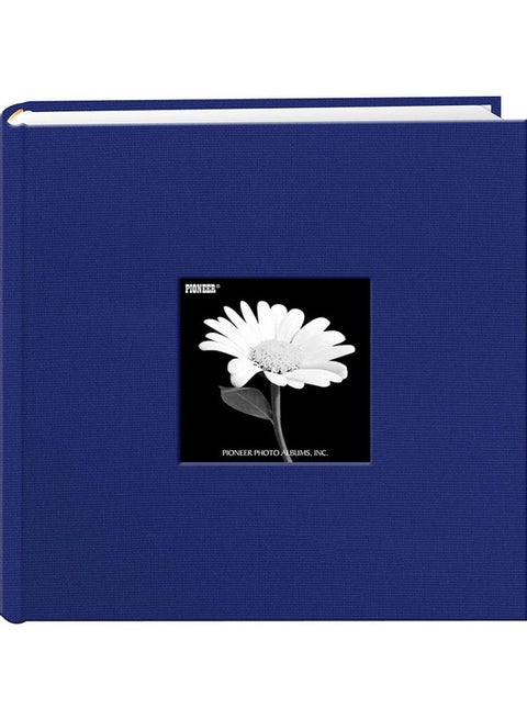 200 Pockets Fabric Frame Photo Album Cobalt Blue