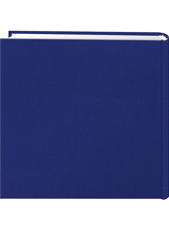 200 Pockets Fabric Frame Photo Album Cobalt Blue