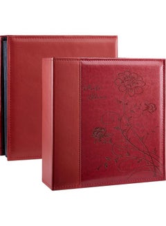Artmag 1000 Pockets Leather Photo Album Red  - Image 1
