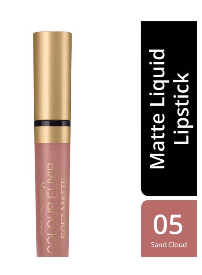 Max Factor - Colour Elixir Soft Matte Lipstick – 005 –Sand Cloud - Image 1