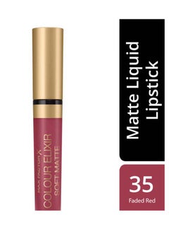 Max Factor Colour Elixir Soft Matte Lipstick – 035 –Faded Red  - Image 4