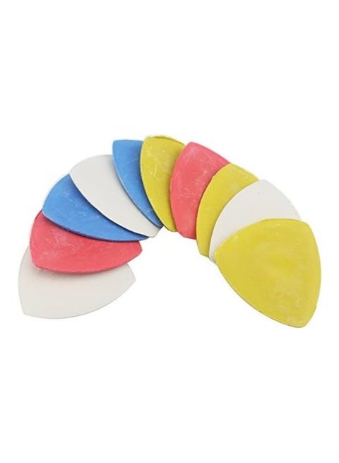 10-Piece Professional Tailors Chalk Multicolour 2.75inch