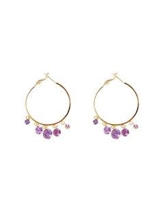 925 Silver Needle Diamond Tassel Earrings