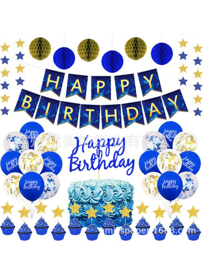 بيوينتي طقم زينة لحفلة عيد الميلاد بنمط النجوم