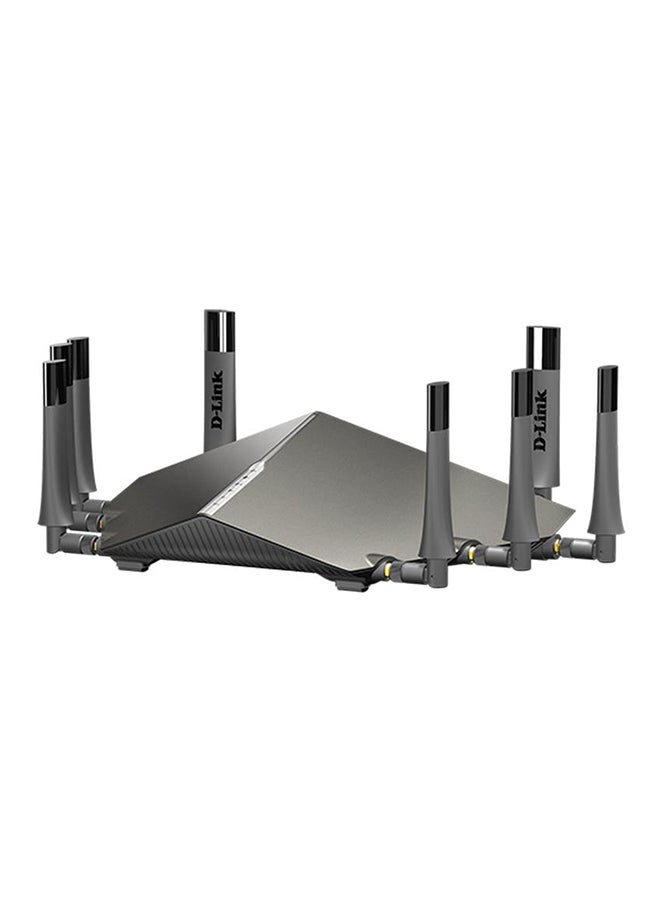 دي لينك - راوتر بث مباشر وألعاب عالي الضوح لا سلكي ألترا AC5300 - DIR-895L (بسرعة 1 x 1000 Mbps بتردد 2.4 جيجاهرتز + سرعة 2 x 2167 ميجابت في الثانية بتردد 5 جيجاهرتز) رمادي - Image 1