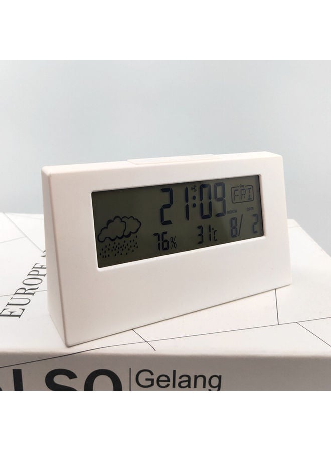 Electronic Clock White 14.00*3.50*8.00cm - Image 3