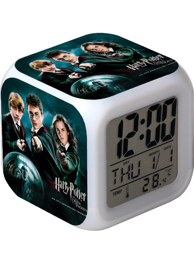 Electronic Clock Black/White 9.00*9.00*9.00cm - Image 1