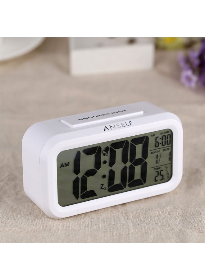 Digital Clock White 14.90*5.50*9.00cm - Image 5