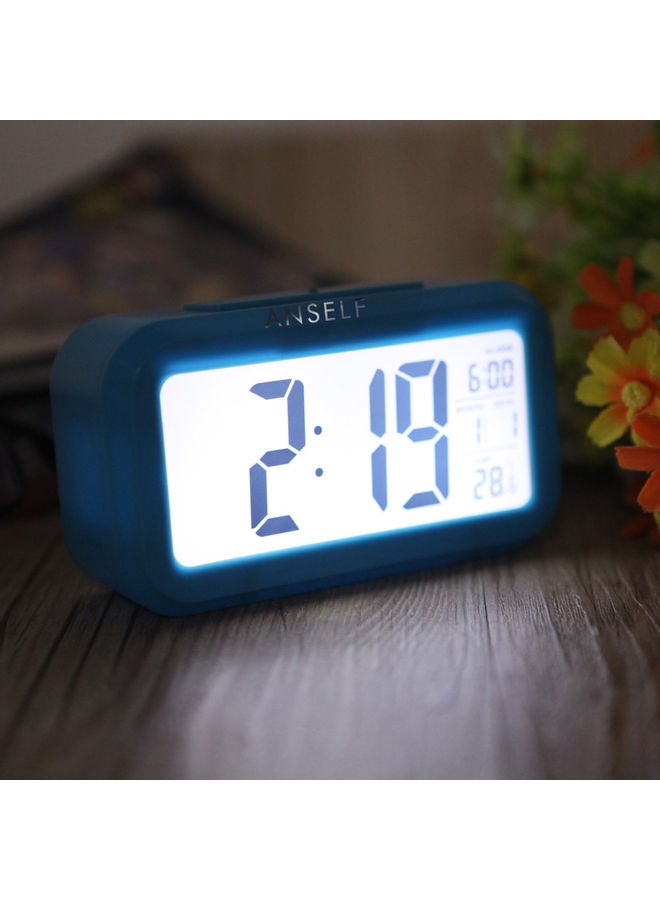 Digital Clock Blue 14.90*5.50*9.00cm - Image 4