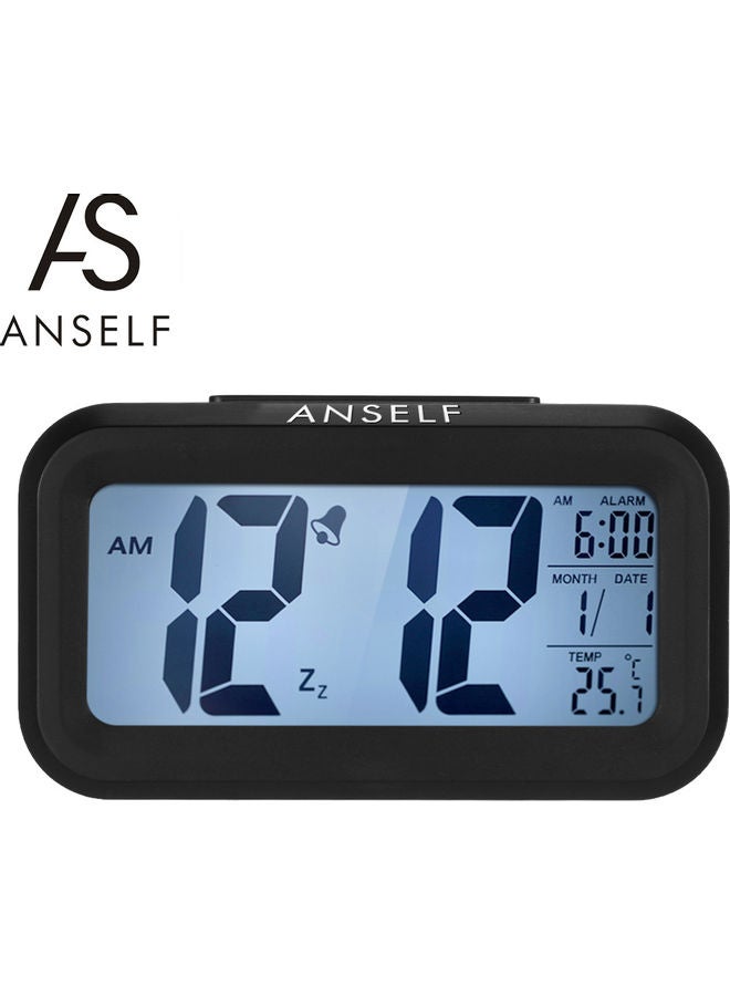 Digital Clock Black 14.90*5.50*9.00cm - Image 1