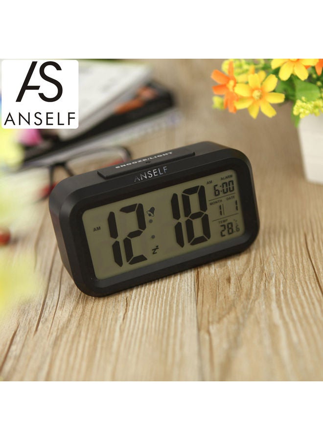Digital Clock Black 14.90*5.50*9.00cm - Image 5