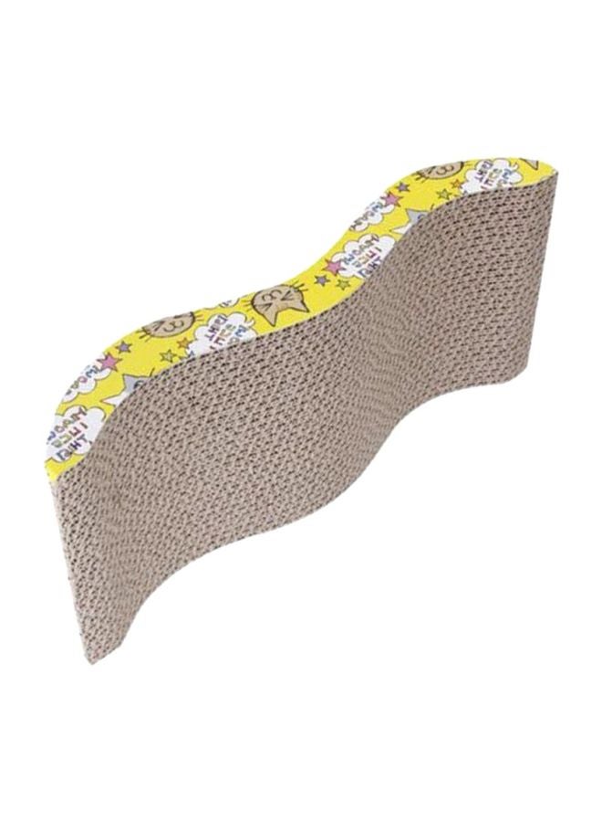 Cat Scratch Board Grey/Yellow