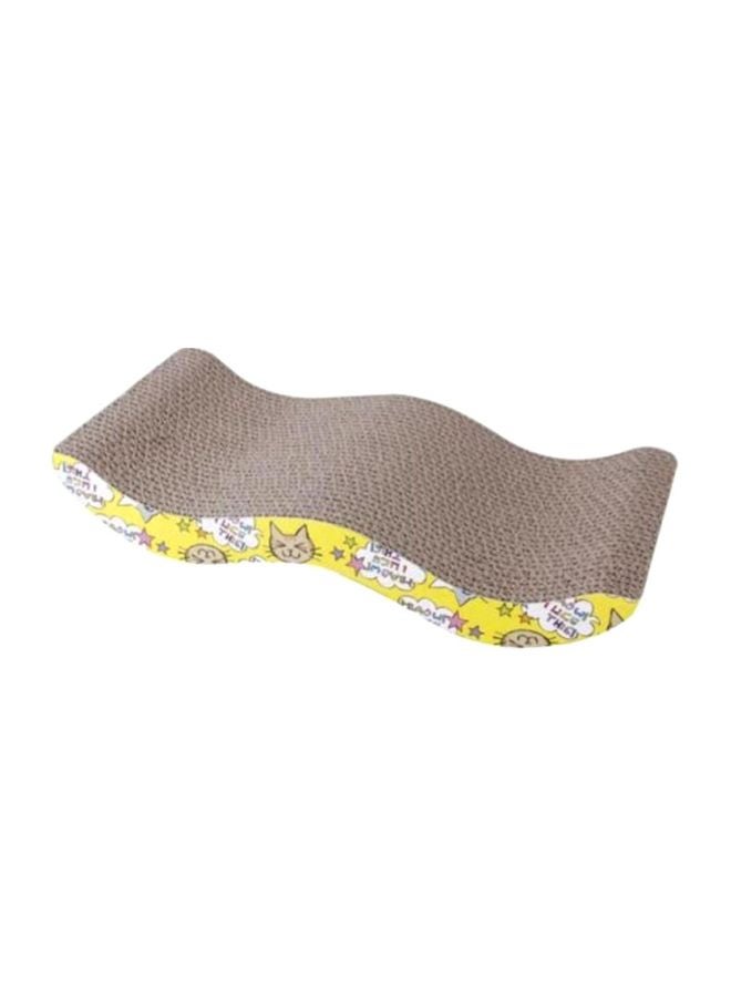 Corrugated Scratch Pad Grey/Yellow - Image 1